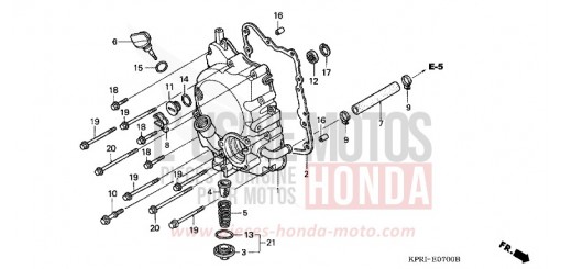 RIGHT CRANKCASE COVER SH1503 de 2003